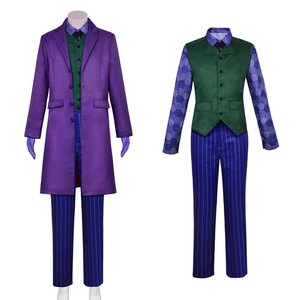 <span class=keywords><strong>ชุด</strong></span>คอสเพลย์ตัวตลกสีม่วงสำหรับผู้ชาย โพลีเอสเตอร์ 100% <span class=keywords><strong>ชุด</strong></span>สำหรับงานปาร์ตี้ธีมสยองขวัญฮาโลวีนและการแสดงบนเว<span class=keywords><strong>ท</strong></span>ี - Product Image 2