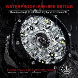 Luz LED Redonda de 5 Pulgadas, Tipo Láser, para Niebla y Conducción, para F-150 Raptor, Toyota Tundra, Chevrolet Silverado, Polaris, Todoterreno <span class=keywords><strong>4X4</strong></span> - Product Image 4