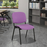 Chaise de formation de direction ergonomique moderne Cadre en métal solide Mouvement à bascule Tissu bon marché de gros Salle de réunion de conférence