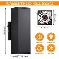 Lampu Dinding Grosir Outdoor IP65 Lampu Taman Villa Kamar Tidur Lampu Dinding Penerangan