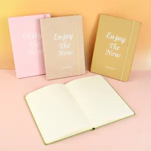 Wholesale Hardcover Book Support Customization A5 Linen Notebook For Gift Stationery Supplies Office Agenda Journal Notebook