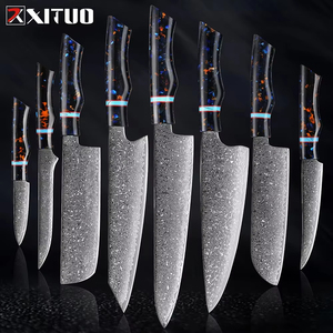 มีดเชฟดาบเหล็กดามัสกัส VG10 67 ชั้น คมกริบพิเศษ มีดซูชิและ<span class=keywords><strong>แซลมอน</strong></span>ญี่ปุ่น อุปกรณ์ทำครัว ด้ามจับเรซิ่นอีพ็อกซี่ - Product Image 6