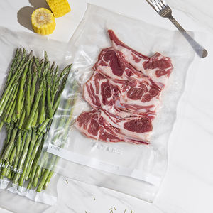 Bolsas de embalaje de sellado al vacío de congelador en relieve de alimentos <span class=keywords><strong>más</strong></span> grandes impresas personalizadas para carne - Product Image 2