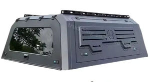 Capot de camion noir mat avec spoiler pour Chevrolet Colorado GMC Canyon, coque de camping-car anti-rouille, toit rigide en aluminium - Product Image 4