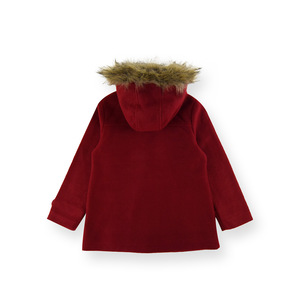 Giacca da ragazza pelliccia sul cappuccio (taglie 7-16) - Product Image 1