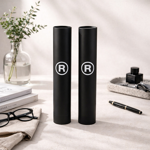 Customized Poster Kraft <b>Cardboard</b> <b>Tube</b> Black Shipping Paper <b>Tube</b> Eco Friendly Matte Clothes Towel Cylinder <b>Tube</b> Packaging Box - Product Image 1