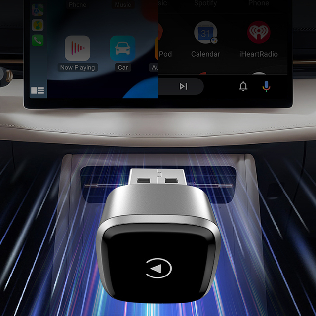 V16 Wireless CarPlay Android Auto Adapter Bluetooth USB Original Cars Universal Fit Smooth Reliable