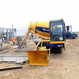 Vente directe du fabricant, bétonnière autochargeante HAMAC de haute qualité, 3,5 m3, camion, mobile, portable, avec pompe - Product Image 2