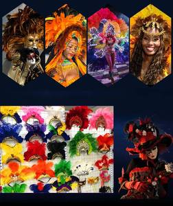 Diadema HLC ODM para Carnaval, Fiesta, Vacaciones, Color Rosa, <span class=keywords><strong>Azul</strong></span>, Verde, Estilo Flapper, para Desfiles y Accesorios de Fiesta - Product Image 6