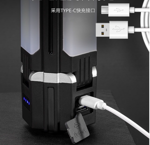 Linterna LED 5 en 1 Recargable, Portátil, de Mesa/Colgante/Linterna de Mano para Emergencias, Campamento, Senderismo, Pesca, Reparaciones y Trabajo - Product Image 6