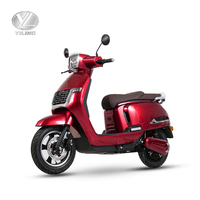 Moto électrique à moteur sans balais 72V 1000W pour adultes, vitesse maximale 40-60 km/h, amortisseurs hydrauliques, freins à disque/tambour, roues de 10 pouces