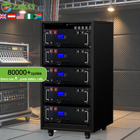 Batterie au lithium Lifepo4 montée sur rack 100Ah 200Ah pour stockage d'énergie solaire 5kWh 10kWh 48V 51.2V