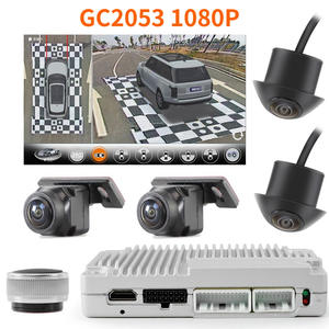 Venta caliente 360 grados vista de pájaro sistema Cámara coche DVR registro 2D/3D alrededor de Vista trasera sistema de cámara de coche 1080P IPS Universal 6 capas - Product Image 3
