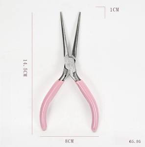 Mango Rosa Clip moldeador de boca puntiaguda larga Extensión de construcción Clip moldeador de uñas - Product Image 6