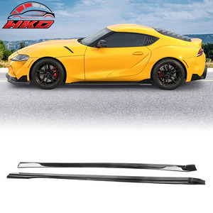 Jupes latérales style IKON noir brillant compatibles avec Toyota GR Supra A90 A91 2020-2026 - Product Image 1