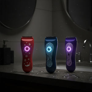 Rasoio Elettrico Impermeabile per Uomo con Motivo Personalizzato, Sicuro e Delicato, Trimmer per Peli Pubici in Ceramica, Rasoio per Corpo Maschile - Product Image 1