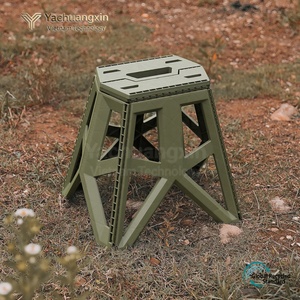 Foldable Cardboard <b>Stool</b> Outdoor Camping <b>Portable</b> Square Seat All Seasons Use - Product Image 6