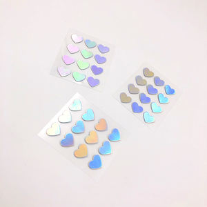 Parches de espinillas para acné para Zits y manchas Pegatinas de tratamiento de manchas para la cara, parche holográfico para acné - Product Image 3