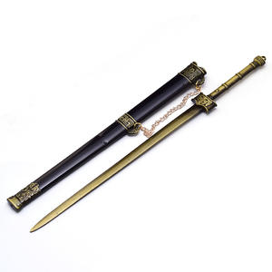 प्राचीन आधुनिक 30 सेमी प्राचीन चीनी प्रसिद्ध तलवारें सेट में ye wang go jiian तलवार ककिन शी हुआंग तलवार शेथ - Product Image 6