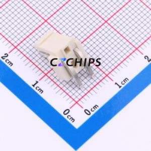 ZX-VH3.96-2PWZ-GW Wire-to-Board Pin Header Bent Lead Through Hole,P=3.96mm Connector 1x2P 3.96mm Right Angle Insert VH - Product Image 2