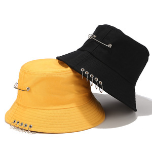 Chapeaux Bob Personnalisables avec Logo, Unisexe, avec Anneau Métallique, Pliables, Protection Solaire pour Femmes et Hommes - Product Image 4