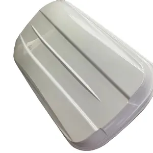 Caixa de acrílico transparente para produtos de material plástico, recipiente de placa de folha de design personalizado