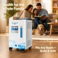 Système de purification d'eau ionisée portable à hydrogène avec débitmètre personnalisable pour extérieur, voitures et VR