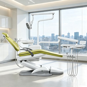 Juego Completo de Sillón Dental de Nuevo Estilo con Bandeja Auxiliar y Taburete, Servicio Integral para Clínicas Dentales Privadas - Product Image 3
