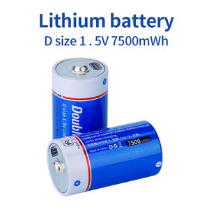 Baterai Lithium Ion Tipe C isi ulang USB Tipe C 2/4 Buah D 1.5V 7500mAh - Product Image 2