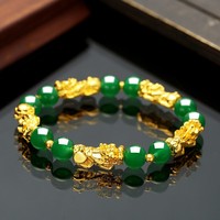 Venta al por mayor de fábrica: Pulsera Pixiu Feng Shui, popular pulsera de protección y riqueza con mantra Pixiu, joyería punk para hombres y mujeres, regalo.