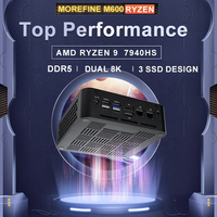 Mini PC ZKMAGIC AMD Ryzen-9 6900HX, Thunderbolt 3, Mini Computadora, 64G DDR5, 2TB PCIe4, 2 LAN, Computadora para Juegos, WIFI6, WIN11