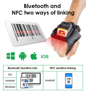 Escáner de Código de Barras Bluetooth Inalámbrico 1D2D con Guante, que Permite una Gestión Eficiente de Almacenes para la Logística de Almacenes - Product Image 5