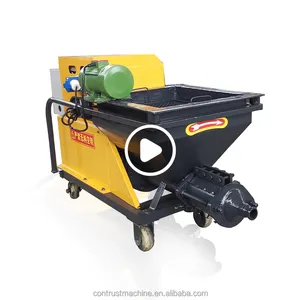 Wholesale Grouting Mechanical And Electrical Moving Screw Type High-pressure Mortar Spraying Machine