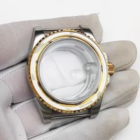 Cassa per Orologio da Uomo 40mm con Fondello Aperto, Parti per Modifica Orologi Compatibili con Movimento Meccanico 8215 / NH35 / NH36