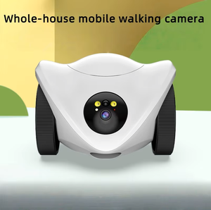 Robot de surveillance intelligent pour animaux de compagnie tout-en-un avec vidéo HD 1080p, audio bidirectionnel, jouet laser et télécommande via une application <span class=keywords><strong>mobile</strong></span> gratuite - Product Image 3