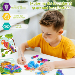 Nuevo Set de Manualidades Educativas de Animales e Insectos para Pintar y Jugar, para Niños de 4 a 12 Años, Juguete de Cartón - Product Image 2