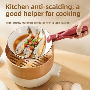 Pinzas de silicona antideslizantes y anti-quemaduras para cuencos de comida, soporte de cocina, venta al por mayor, novedad - Product Image 4