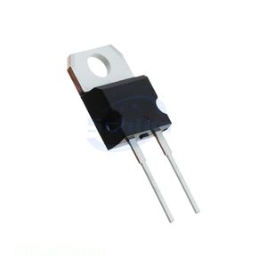 DIODE SCHOTTKY 60V 20A TO220AC TO-220-2 Price List For Electronic Components STPS20SM60D Original Single Diodes - Product Image 1