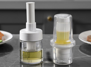 Bouteille pulvérisateur en silicone pour pâtisserie, cuisine, barbecue, miel, confiture, sauce, huile, <span class=keywords><strong>vinaigre</strong></span>, pompe, distributeur, presse, brosse à badigeonner l'huile - Product Image 2