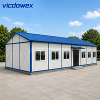 VICDOWEX Maison préfabriquée de type K personnalisée pour le camping de construction, le bureau et l'hébergement des travailleurs