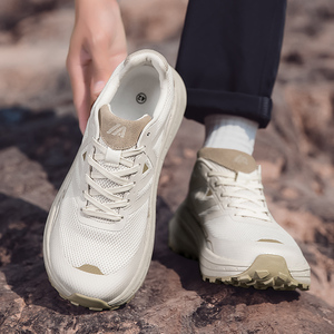 Chaussures de randonnée à bout large, antidérapantes, légères, pour hommes, baskets de marche à ajustement large - Product Image 1