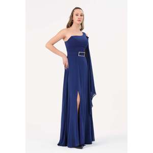 Haut décontracté pour femme DANS, bleu safran vibrant, coupe classique, col rond, manches courtes, disponible en tailles 38-42 pour un usage quotidien - Product Image 1