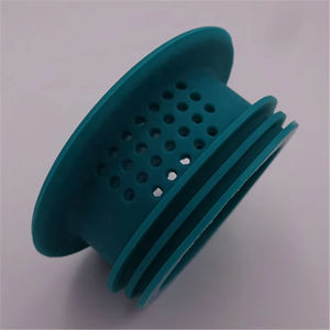 Tapones de Silicona Redondos Verdes de Grado Alimenticio Personalizados, Anti-fricción, Dureza 50 Shore A - Product Image 1