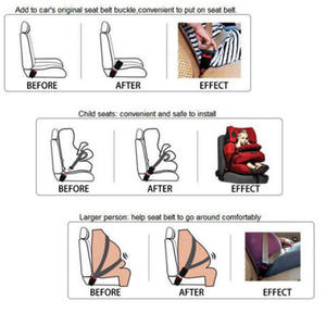 Accessoire de ceinture de sécurité pour voiture avec 2 points en acier pour rallonge de boucle Plug & Extension pour boucle <span class=keywords><strong>Safety</strong></span> <span class=keywords><strong>First</strong></span> Accessories - Product Image 6