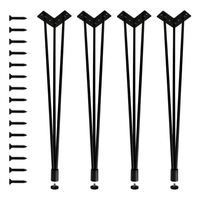 WEKIS nouveauté épingle à cheveux jambes métal épingle à cheveux pieds de Table salle à manger pieds Table basse moderne Base canapé armoire jambes