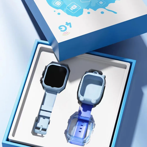 Meilleur cadeau de Noël 2024, montre intelligente pour enfants, caméra GPS, deux bracelets, étanche, appel vidéo, 4G, répondre aux appels, réveil, double SIM, bouton <span class=keywords><strong>SOS</strong></span> - Product Image 6
