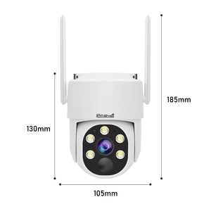 JideTech уличная Солнечная камера безопасности Wi-Fi 4 МП полноцветная система ночного видения домашнего видеонаблюдения