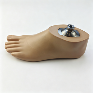 Prótesis de pierna de poliuretano duradero de 22-28 cm con pie Sach y núcleo de plástico, con adaptador de pie - Product Image 2