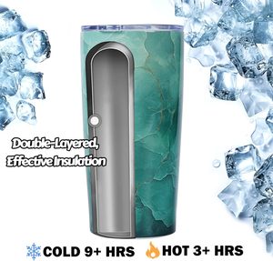 Gobelet personnalisé, design créatif, 20 oz, acier inoxydable 304 américain, isolation sous vide, cadeau d'affaires, tasse de voiture, bouteille d'eau, 6 à 12 heures - Product Image 5