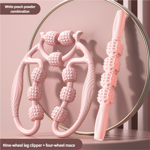 Morsetto per le gambe Shaper bastone rullo di plastica per Yoga Pilates esercizi e professionale manuale di massaggio del corpo bastoni palle e rulli - Product Image 3
